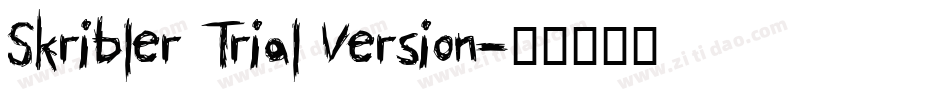 Skribler Trial Version字体转换